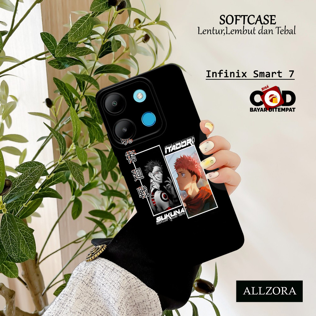- Soft Case Infinix Smart 7 Terbaru - Fashion Case ANIME - Casing hp Infinix Smart 7 - Smart 5/Smart