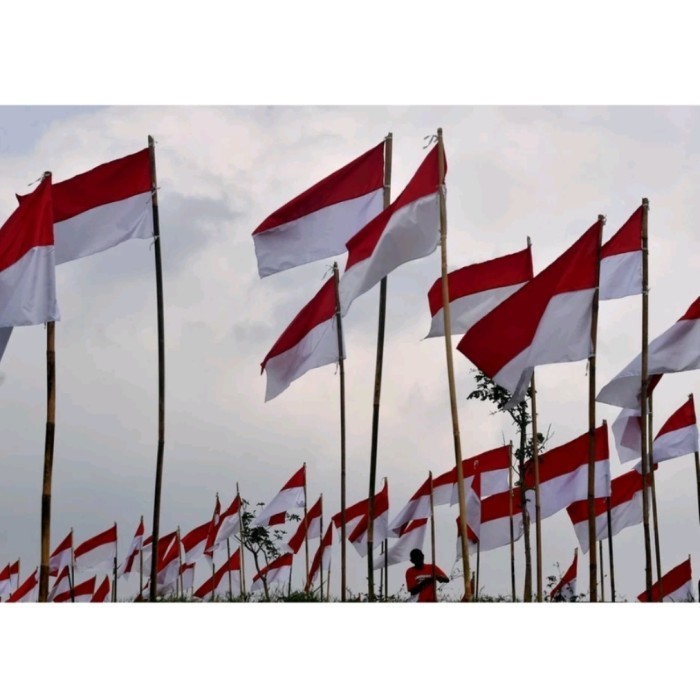 [180x120cm] Bendera Merah Putih / Bendera Indonesia / Bendera MP Kain