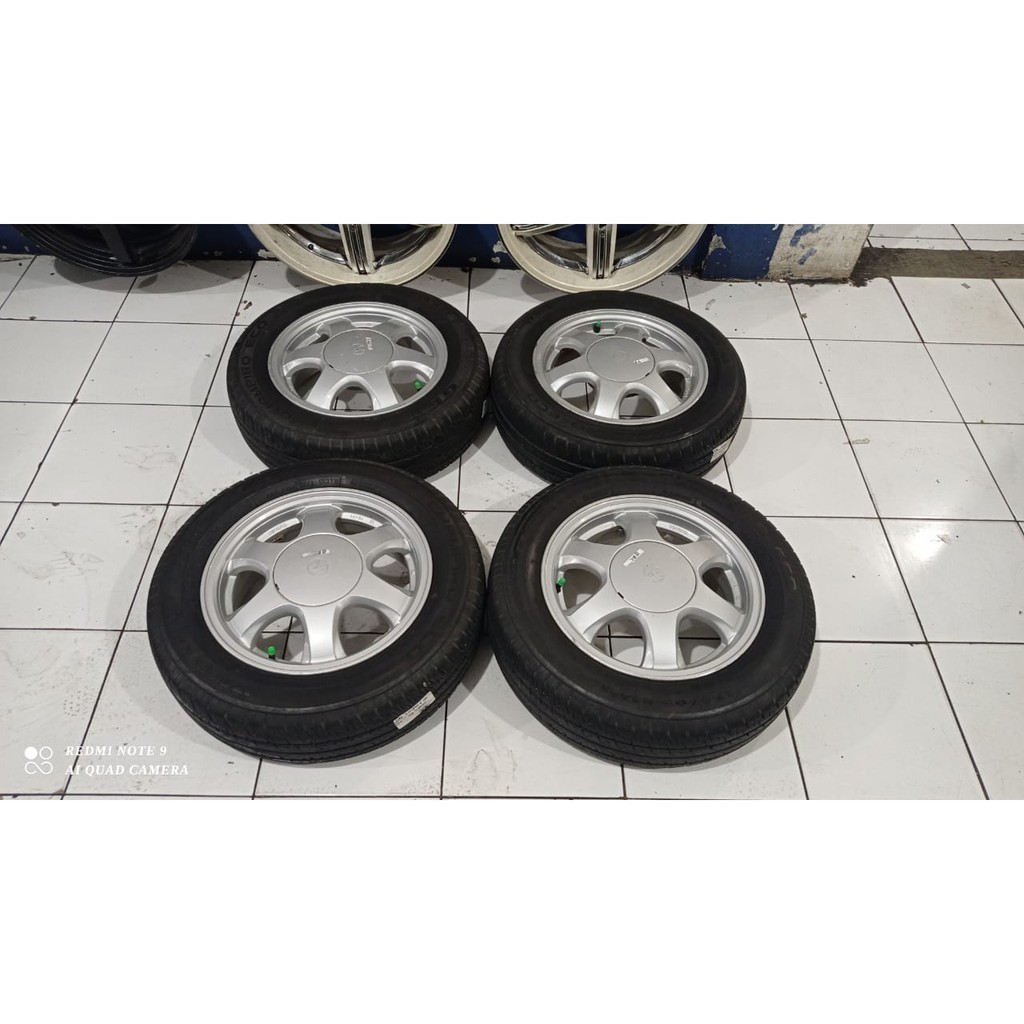 velg mobil bekas soluna ring 14x5 pcd 4x100 seken murah berkualitas