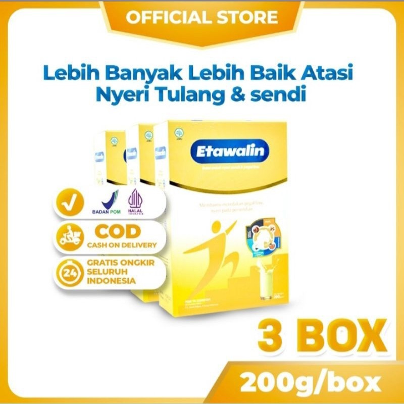 

Psket 1 box harga 50k PAKET 3 BOX ETAWALIN - susu kambing etawa atasi nyeri sendi