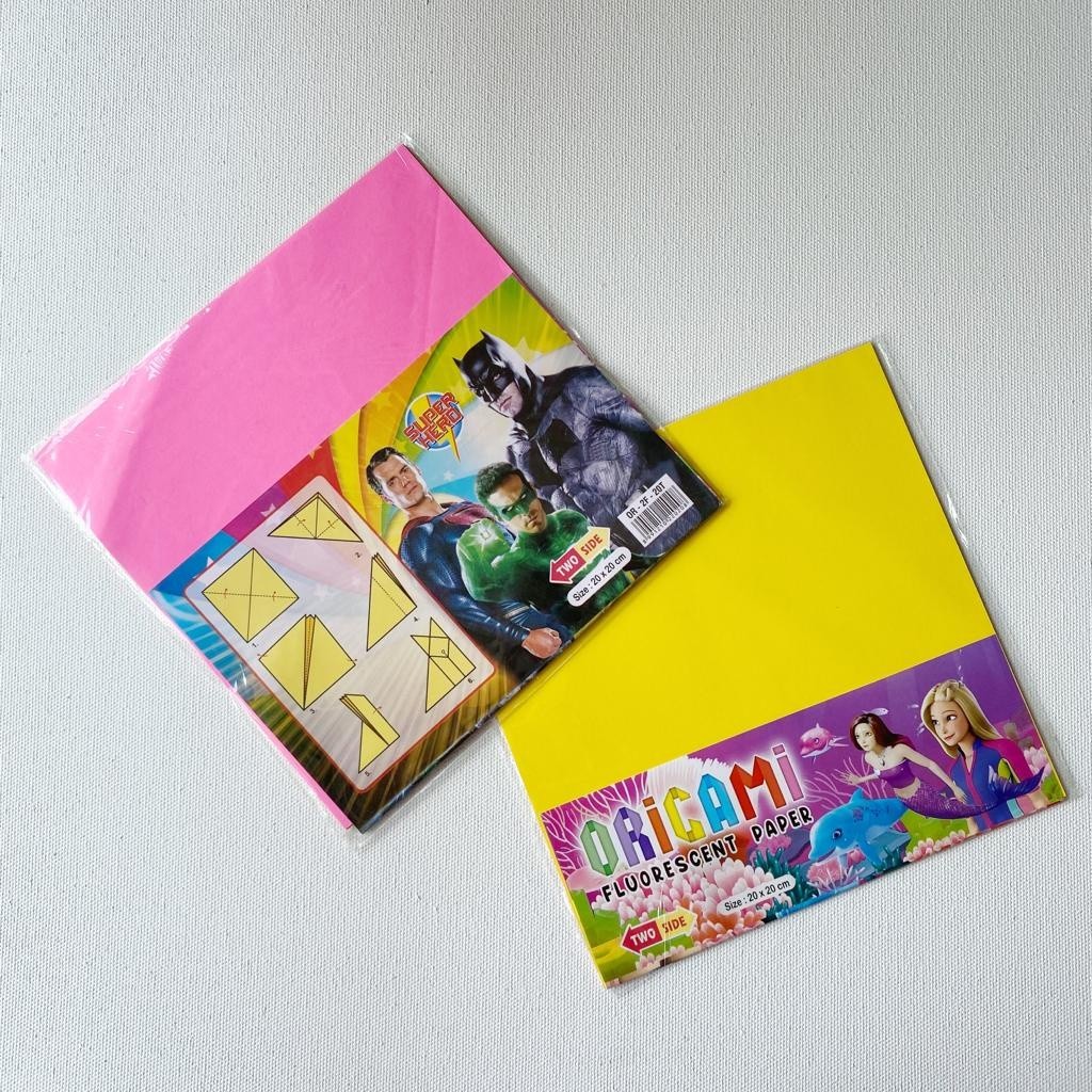 

GG Origami 2 Muka 20X20(Minimal 12) / Kertas Lipat / Kertas Origami/kertas memo