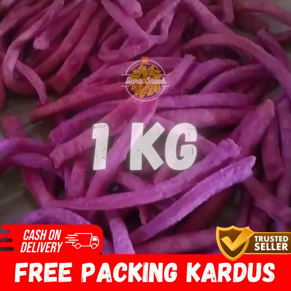 

[ 1KG ] Cistik Bawang Rasa Ubi Ungu Premium / Stik Bawang Ubi Ungu Gurih Renyah / Camilan Snack Kiloan Murah -K