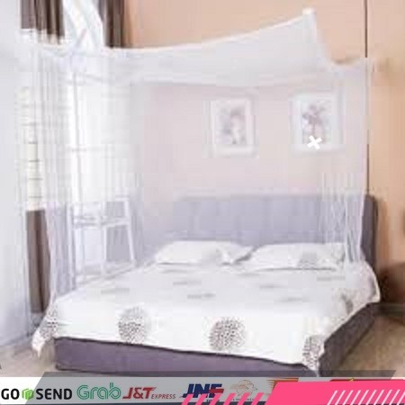 kelambu gantung polos 180x200/kelambu tidur/kelambu bayi/kelambu nyamuk/kelambu gantung/kelambu pint