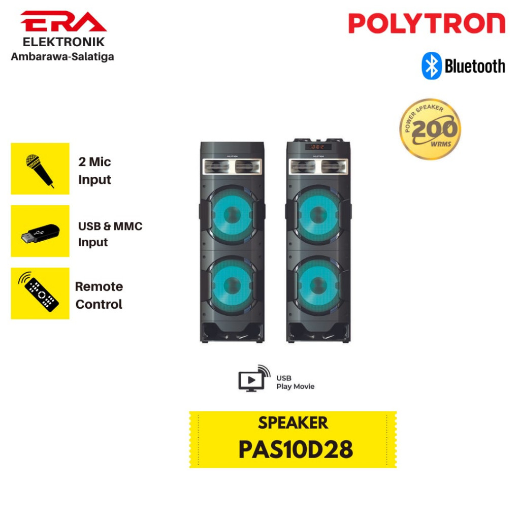 POLYTRON Active Speaker PAS10D28 / PAS 10DF28 Original
