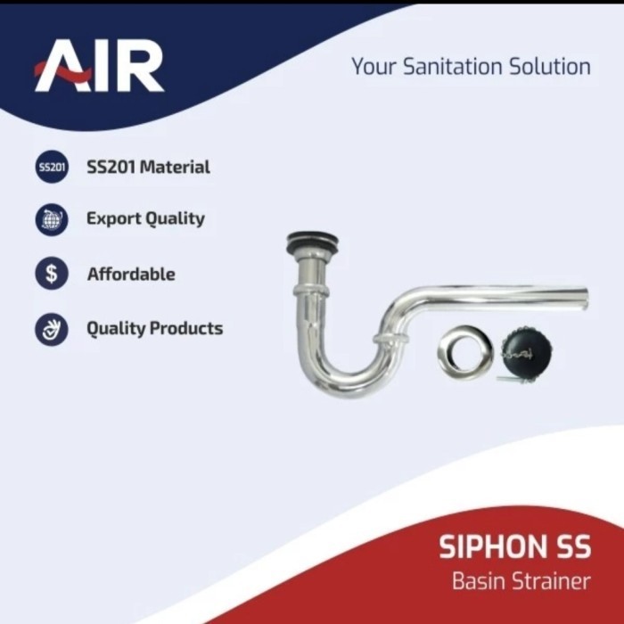 AIR SIFON WASTAFEL STAINLESS STEEL