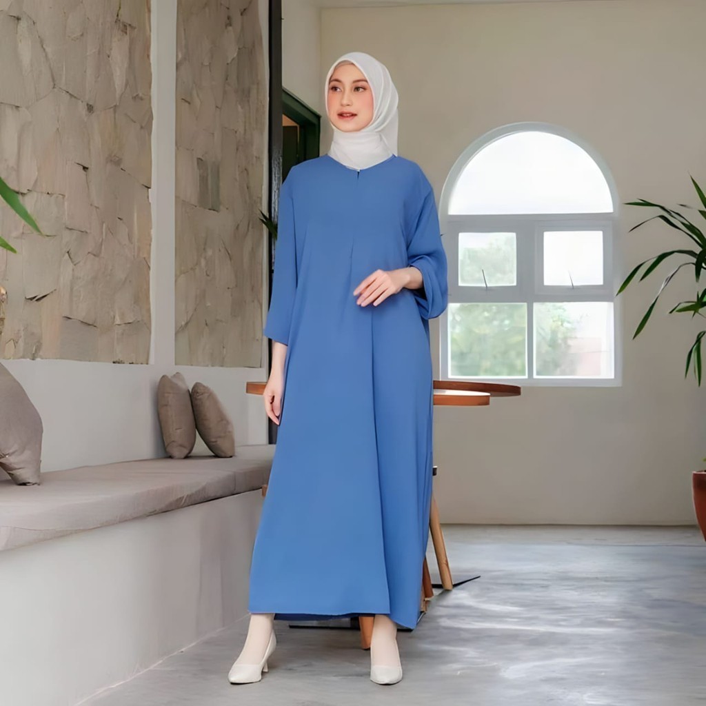 gamis crinkle air flow/gamis crinkle jumbo/daster crinkle/daster crinkle terbaru/gamis crinkle