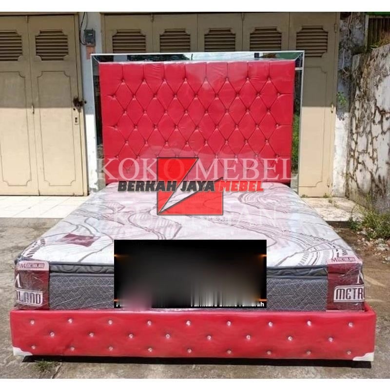 (COD) Divan Minimalis Divan Andin Kancing divan kasur  Box kolam Terlaris Cirebon Kuningan Majalengk