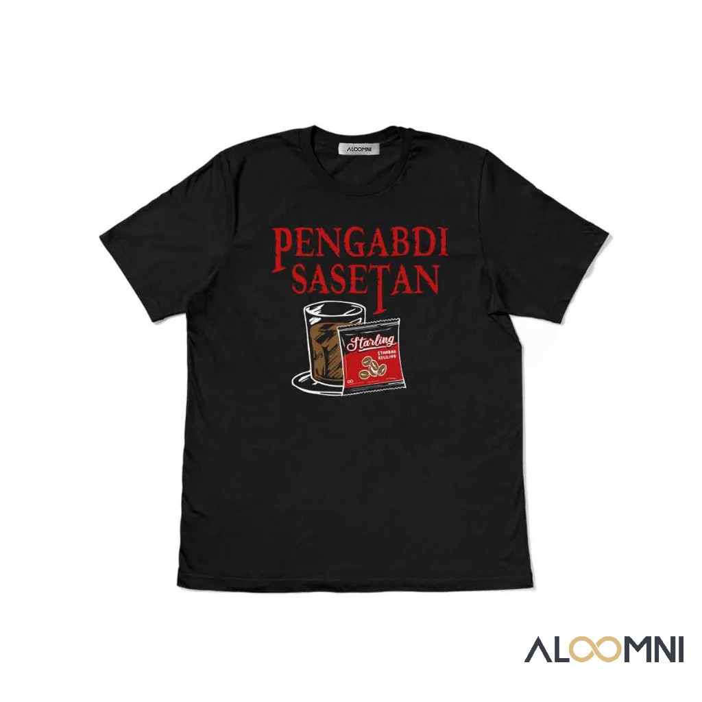 【Ready】 Kaos Pengabdi Kopi Sachetan cotton