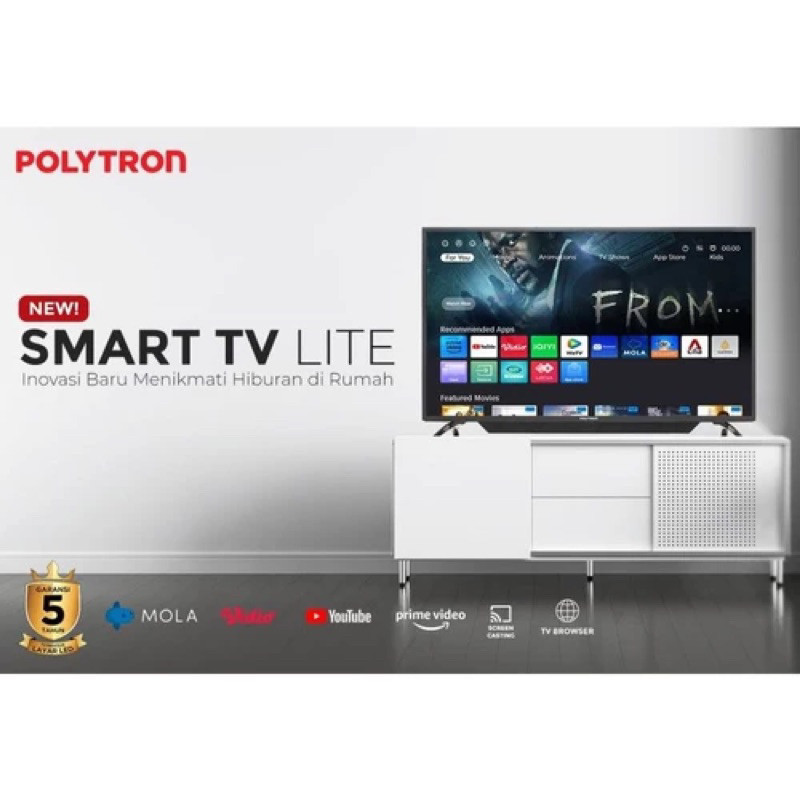 Polytron LED Smart TV 40 INCH POLYTRON smart tv 40 inch HD Youtube Browser Digital TV 40CV8969 40CV