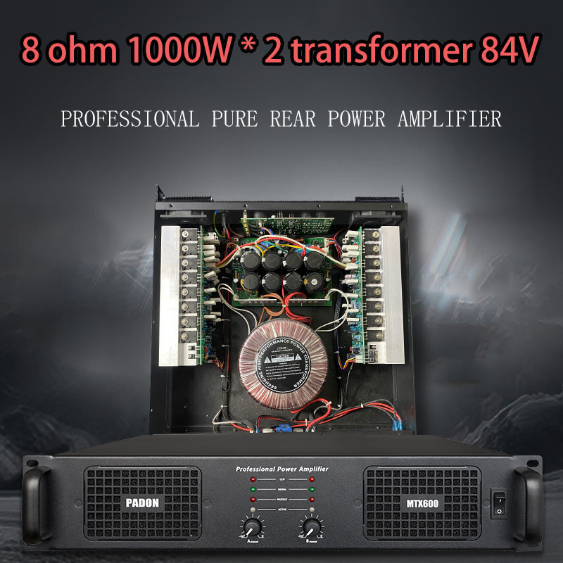 PADON  profesional power amplifier  Two channels  8 ohm professional subwoofer amplifier