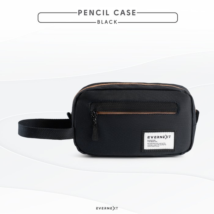 

Pencil Case Tempat Pensil Sekolah Kantor Kuliah Travelling Organizer - BLACK