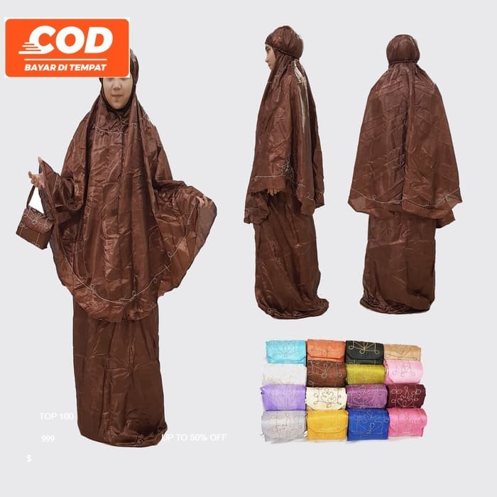 Mukena Parasut Traveling Abutai