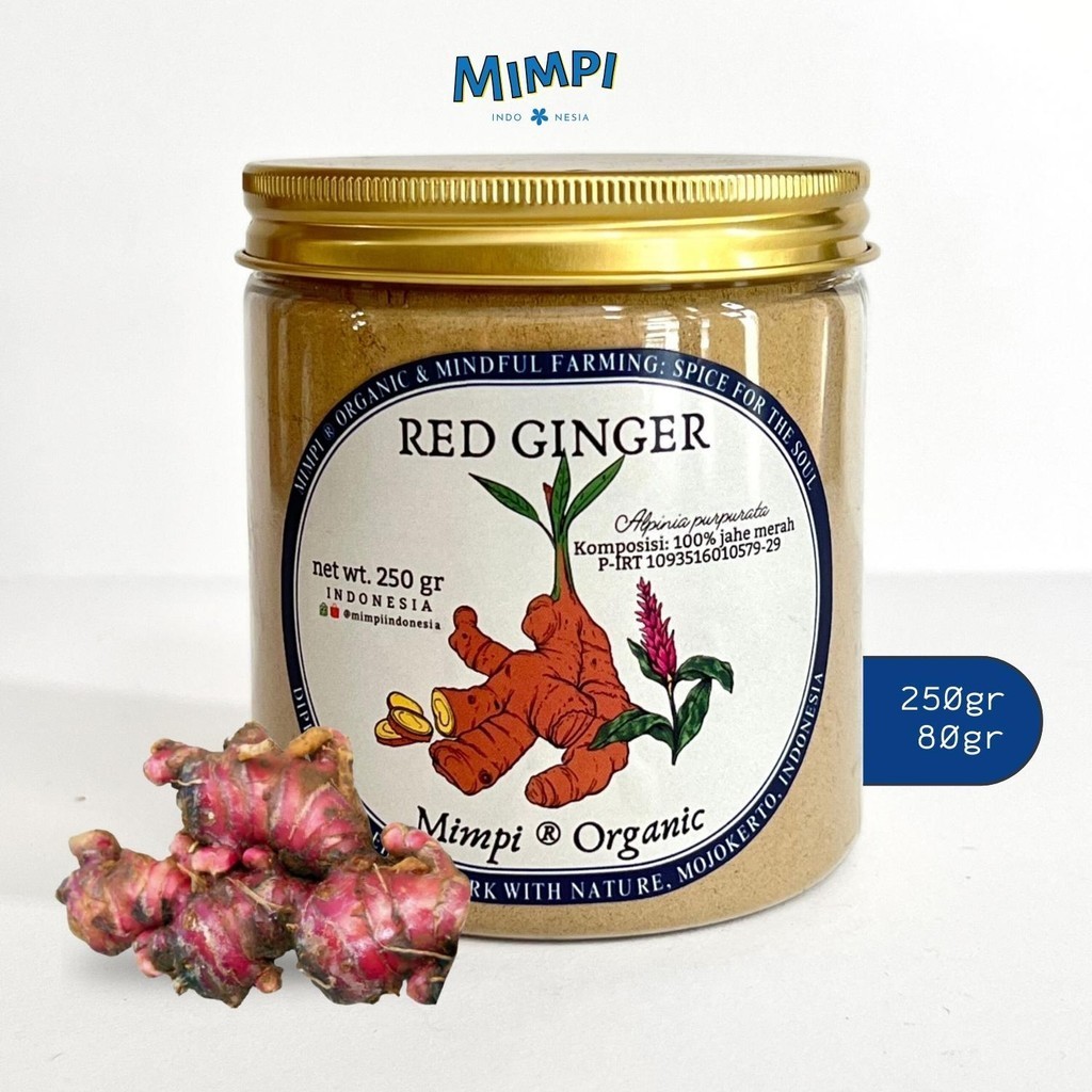 

RED GINGER 100% Jahe Merah Powder (Bebas Gula) - Mimpi Organic Food Indonesia