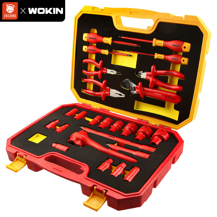 25pcs Insulated Hand Tools/Tools Insulasi Listrik Set Premium Wokin
