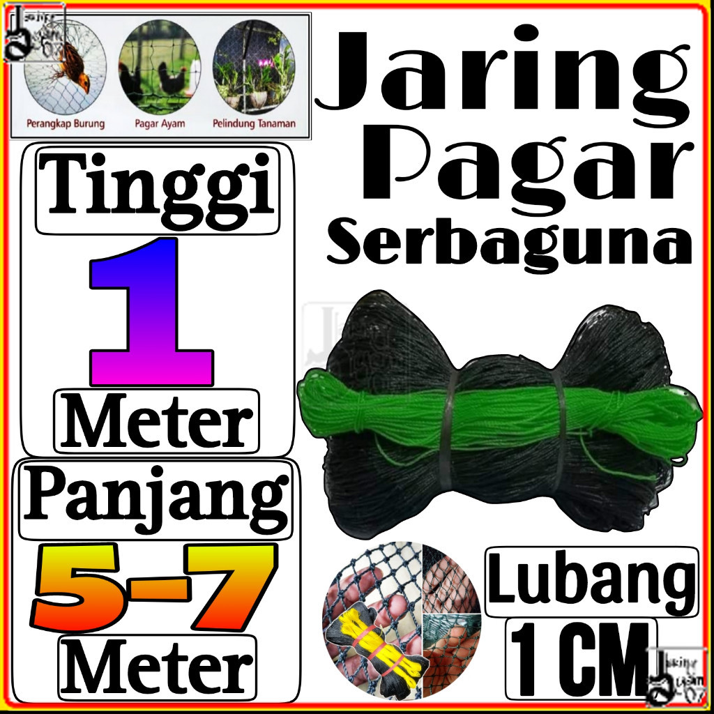 Jaring Ayam Lubang 1 cm Lebar 1 Meter/ Jaring Pagar Ayam / Jaring Burung