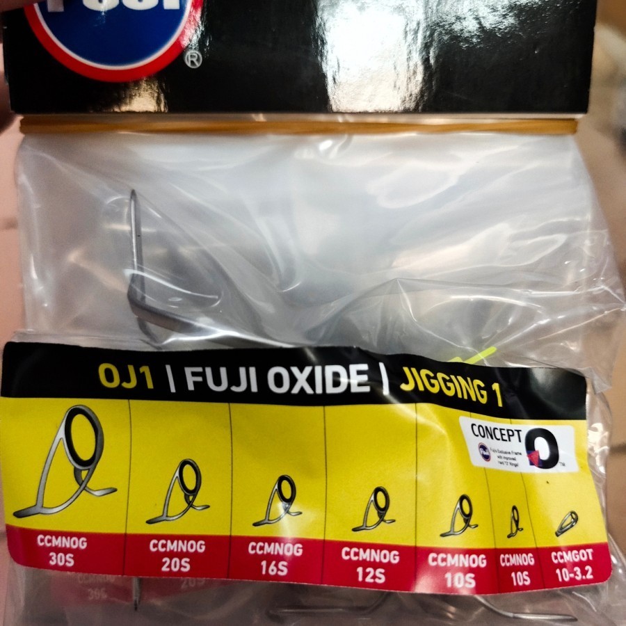 Set ring fuji oxide untuk jigging set cincin joran fuji oxide jigging