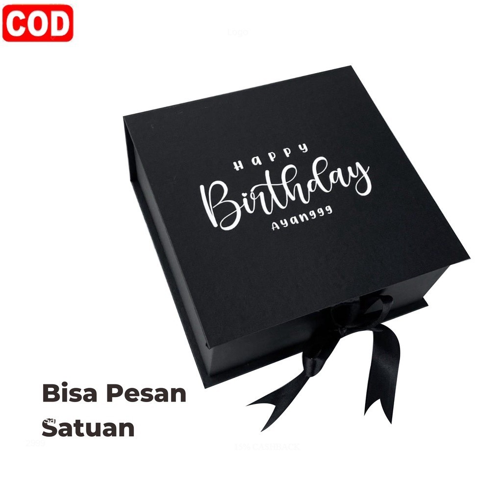 

Hardbox Buka Pita [20x20x6] / Box Hampers / Kotak Kado / Box Pita / Giftbox / Box Kado / Hardbox Custom / Box Pita / Box Hitam / Box Hijab / Box Kemasan