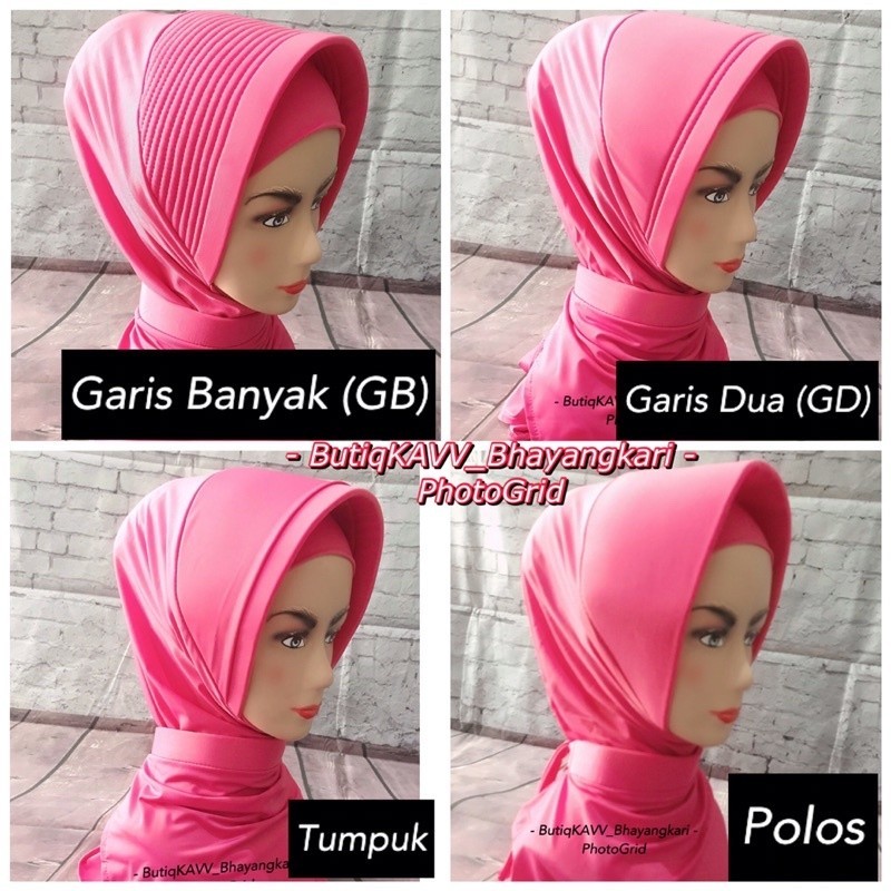 Wasishiseller Jilbab PSH Bhayangkari Antem (Anti Tembem) gratis ongkir berkualitas cod promo diskon
