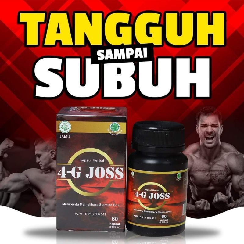 [ORIGINAL 100%] 4G Joss Herbal Kesehatan Pria Dewasa Meningkatkan Stamina Pria | 2 GRATIS 1