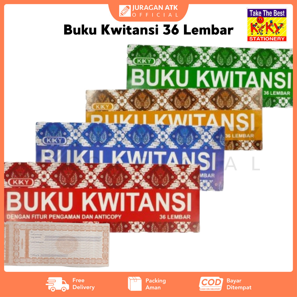 

Buku Kwitansi Kiky Kecil Anticopy 36 Lembar 623203S