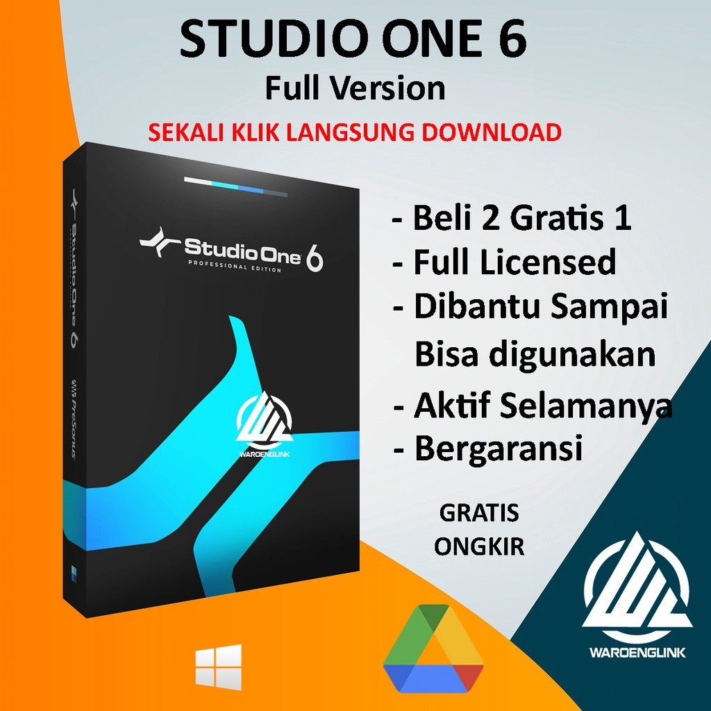 [wl] STUDIO ONE 6 PROFESSIONAL - SOFTWARE MURAH - APLIKASI