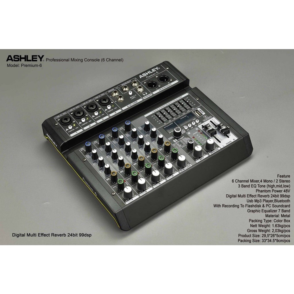 MIXER ASHLEY PREMIUM 6 PREMIUM6 ORIGINAL