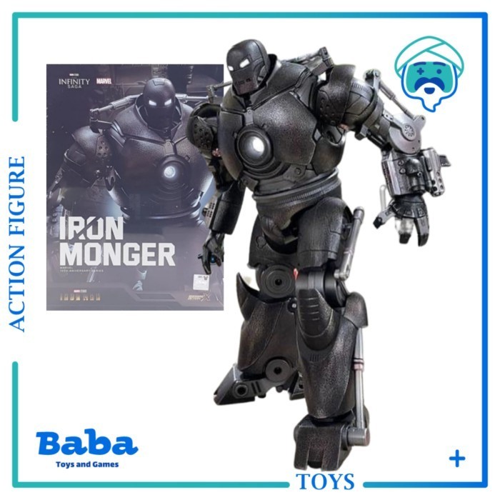 Mainan Figure Avengers ZD Toys Ironman Iron Man 2 Iron Monger Original /Bab