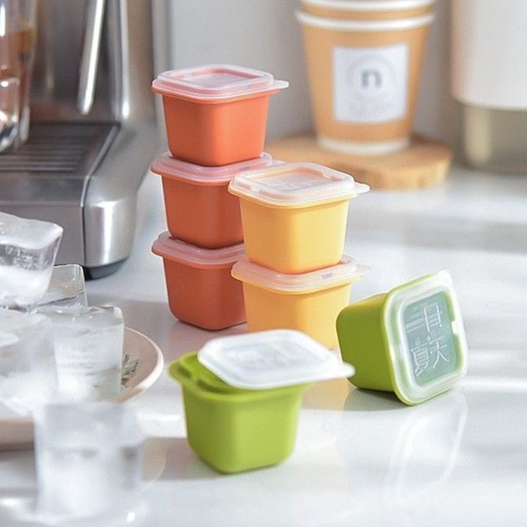 CETAKAN ES BATU Bentuk Kotak Cokelat Jelly Dengan Penutup Cetakan Es Krim Stick Ice Cube Tray Mold T