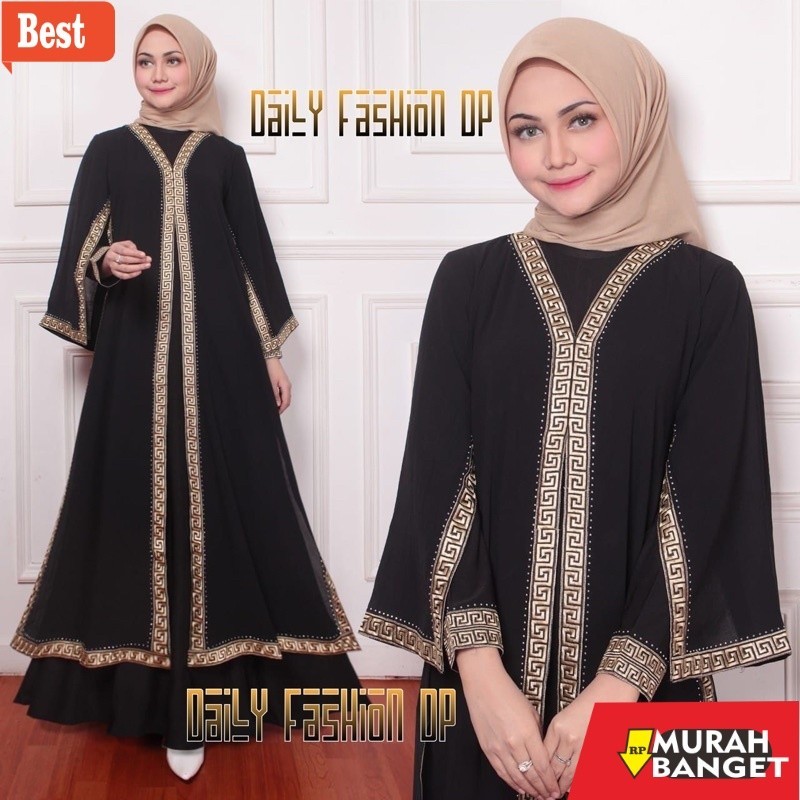 Abaya Turki Kekinian Gamis Turkey 2272 Turkey 1199 Hawa #253 Dress Busana Muslimah By Original Mega 