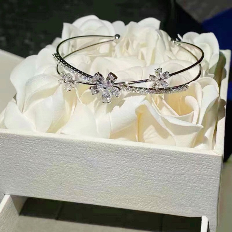 Best Sale   COD T65 Gelang bunga manis cakep titanium wanita Korea