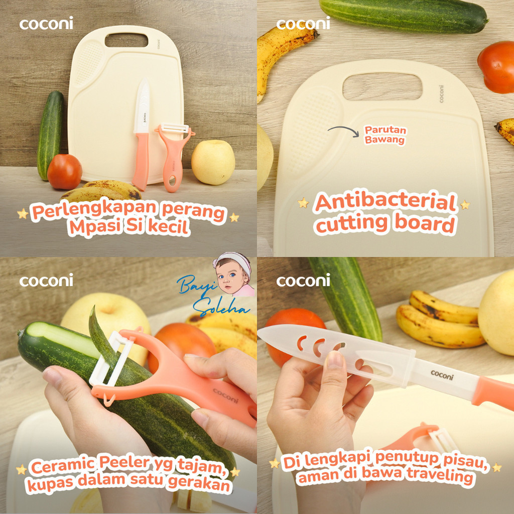 [BS] Coconi Culinary Trio Set 3in1/ Set Peralatan Dapur