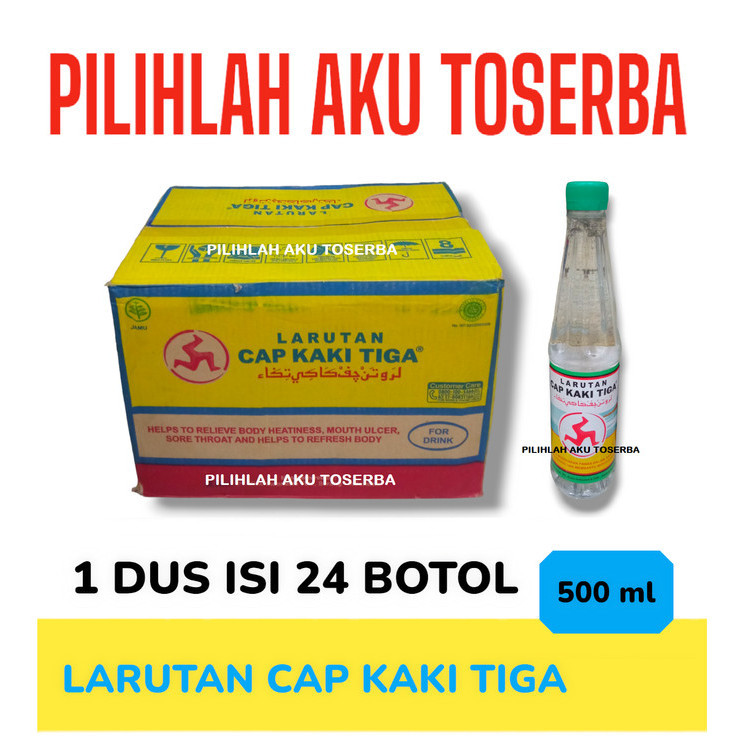 

Larutan Penyegar CAP KAKI 3 Rasa ORIGINAL Botol Pet 500 ml - ( HARGA 1 DUS )