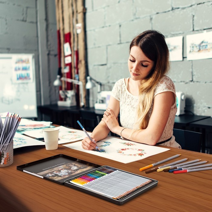 

✨LARIS✨ -Pensil Warna DELI 24 Warna Water Color Pencils - 6521