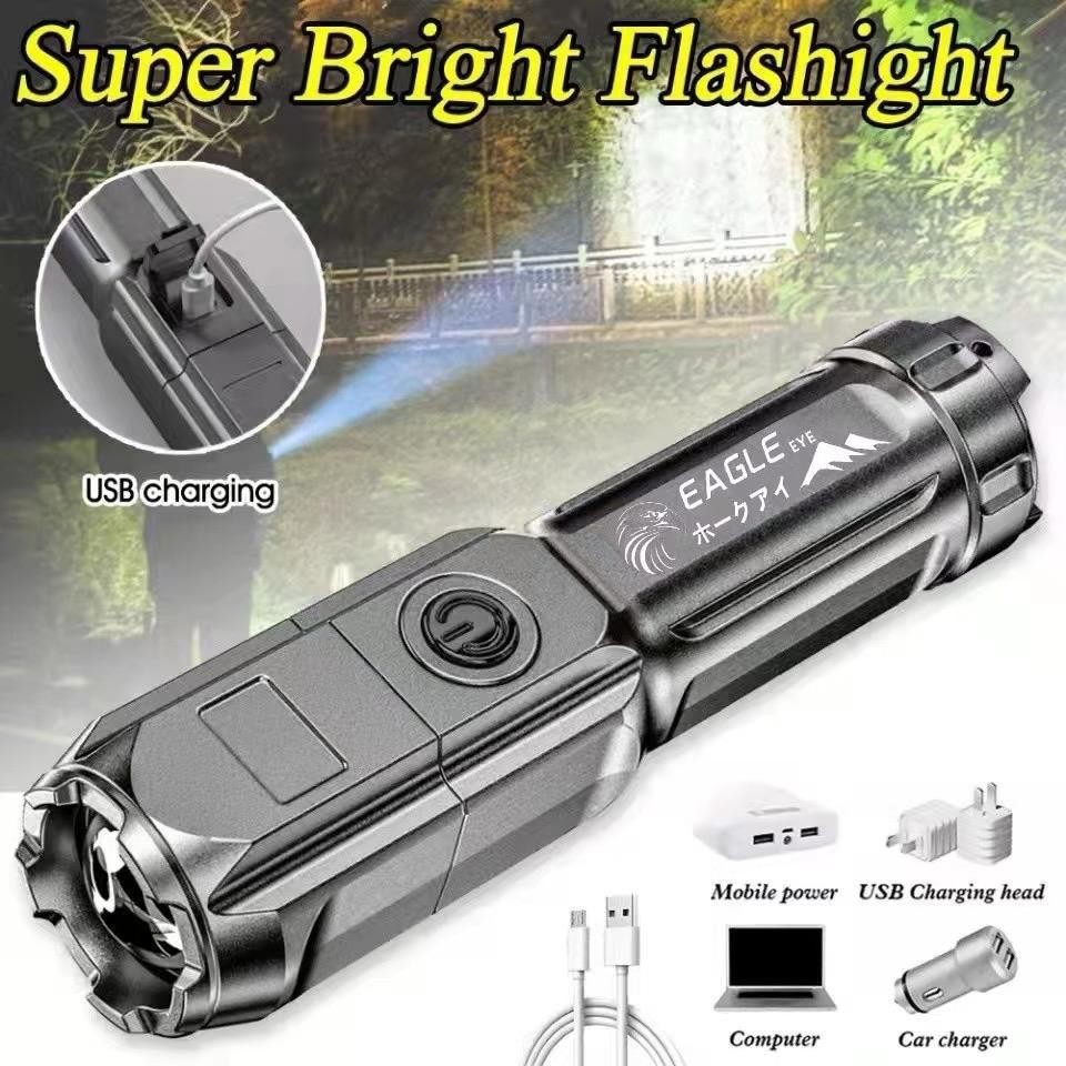 Senter Swat Mini LED 36W / Senter LED Chargeable / Senter Cas Senter Super Terang