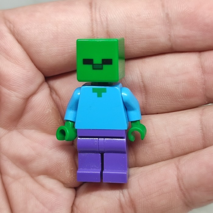 FX99 Mini Figure Lego Minecraft Zombie Min010 Original Brick Minifigs