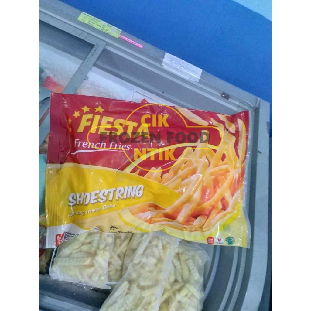 

Fiesta shoestring 500 gr Frozen food cik ntik Jambi cemilan jajanan seblak korea jepang