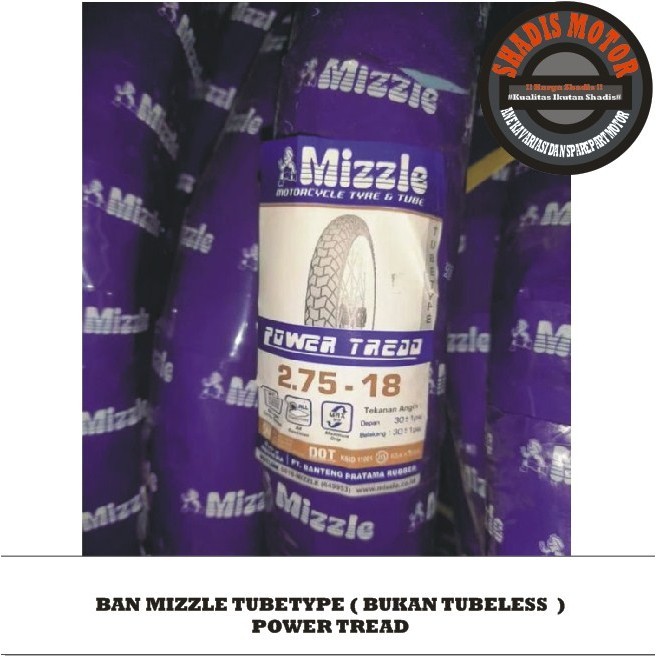 Ban Mizzle Biasa Power Tread 275 Ring 18