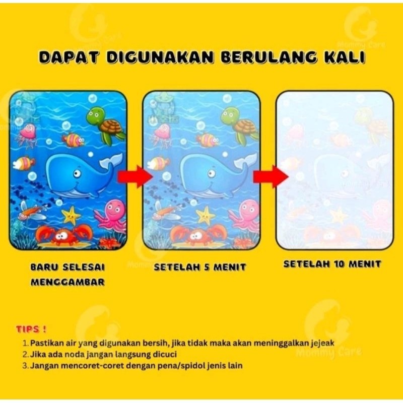 

[PROMO MERIAH] WATER BOOK MAGIC + PEN BUKU GAMBAR BUKU MENGGAMBAR BUKU WARNA