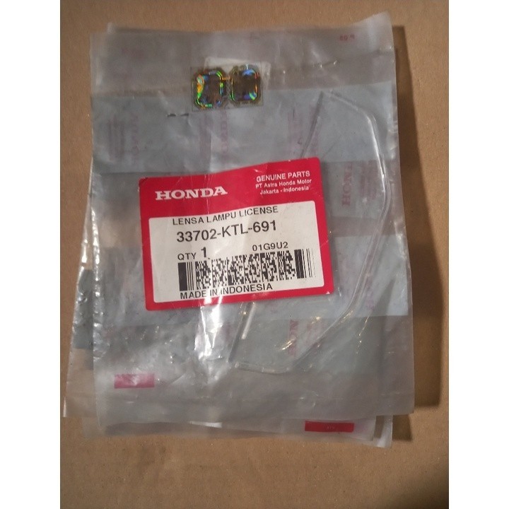 - LENS LICENSE LIGHT mika kecil bawah Lampu 33702KTL741 Ori AHM
