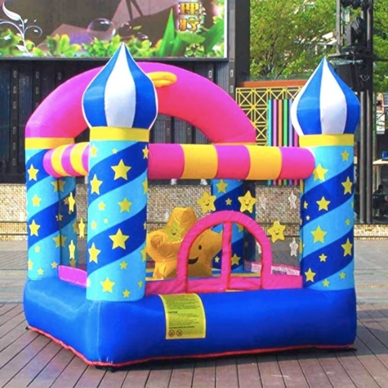 MAINAN Inflatable bouncy castle balloon bouncer / mainan rumah istana balon anak / mainan lompat lom