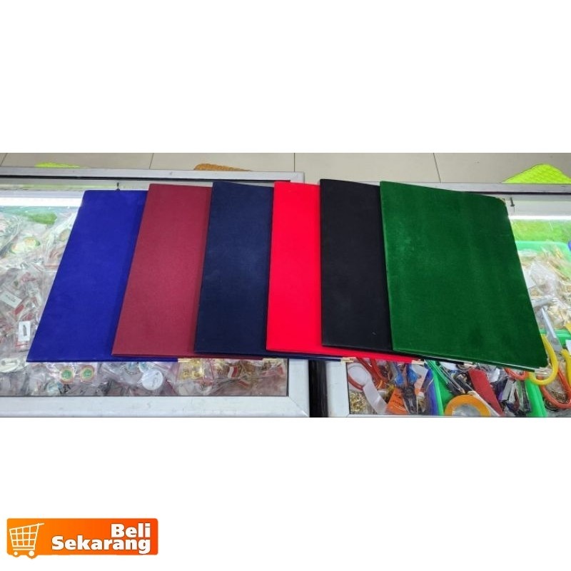 

Ready Stok map beludru f4/ukuran folio