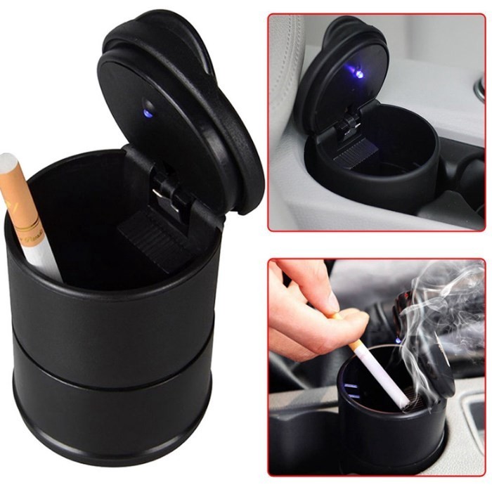 VISSHOP| Asbak Rokok LED Mini Asbak Mobil