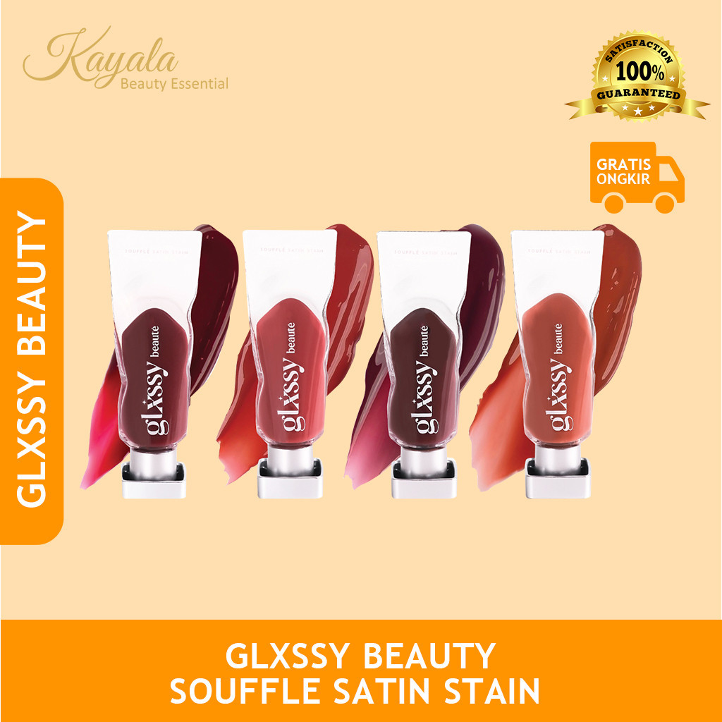 GLXSSY BEAUTY SOUFFLE SATIN STAIN CLASSIC - GLXSSY BEAUTY SOUFFLE SATIN STAIN ROUGE - GLXSSY BEAUTY 