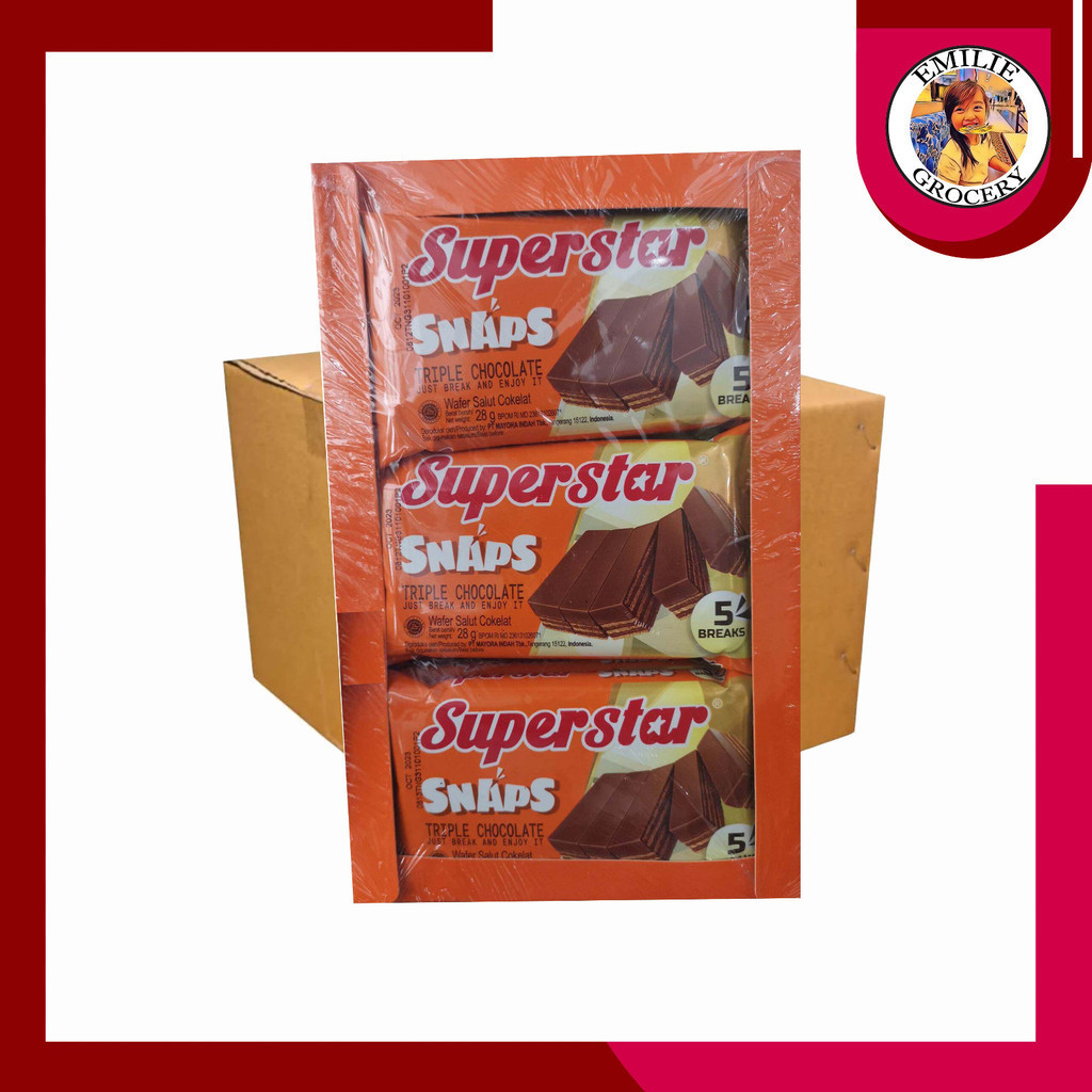 

Superstar Wafer Snaps Snap Box Isi 12Pcs 12 Pcs