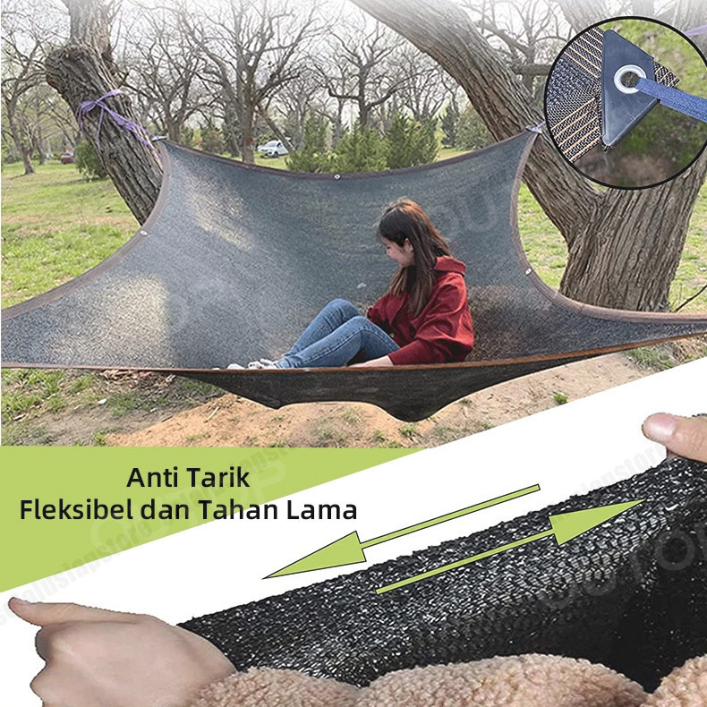 ID PARANET 85% ANTI-UV SUNSHADE NET TABIR SURYA ALUMINIUM PENAHAN PANAS MOBIL SUN SHADE NET NYLON 90