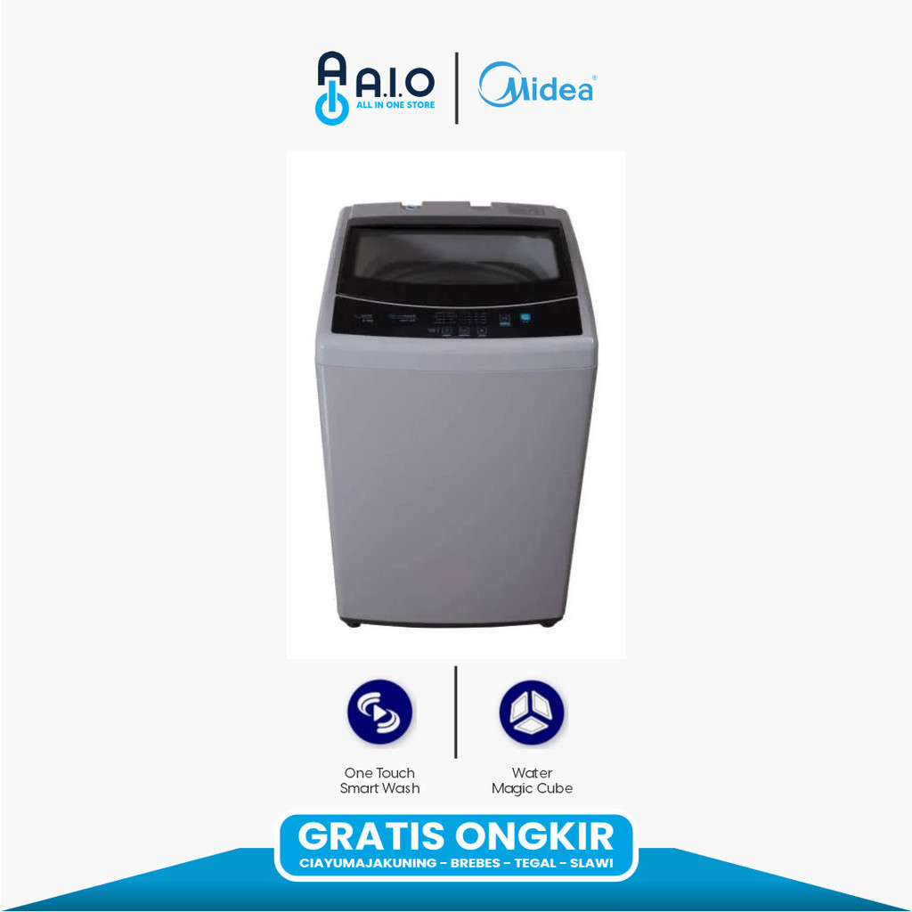 MIDEA - MESIN CUCI 1 TABUNG TOP LOADING 8.5KG MAE 8501(SG)