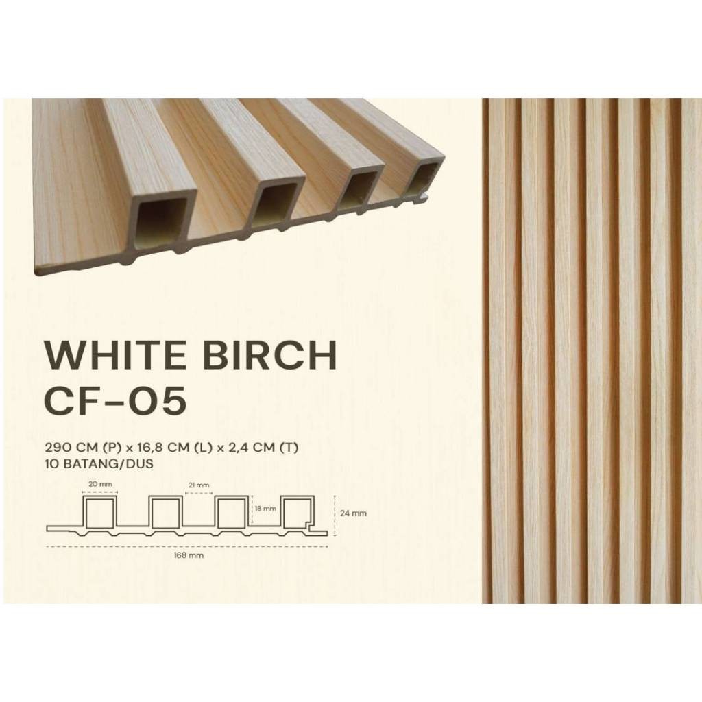 Wall panel PVC  Chiara  / wall panel chiara kisi kisi 3d kayu