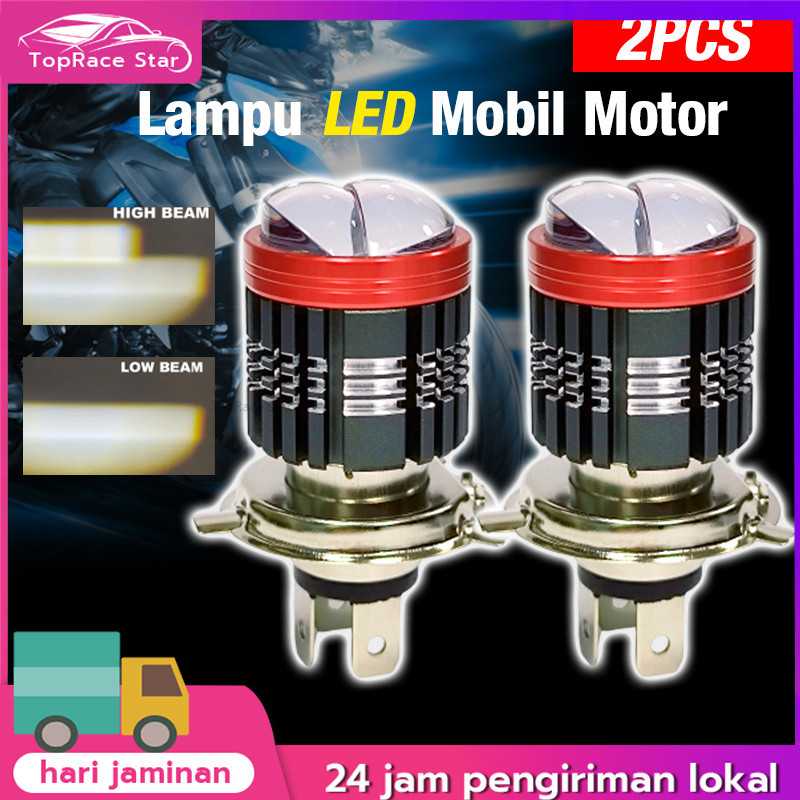 Lampu IBRIGHT Laser Kipas LED Utama Mobil Motor Laser Gun D2 Lasergun H4 Projector Premium Super