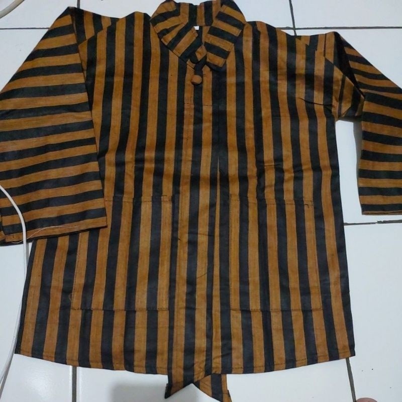 LURIK Baju Adat Lurik Anak Katun Primis - Tahun