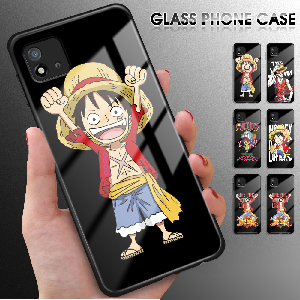 For Realme C20 C20A C17 C15 C12 C11 2021 C2 Cartoon (One-Piece) Soft Edge Silicone Case Anime Luffy 